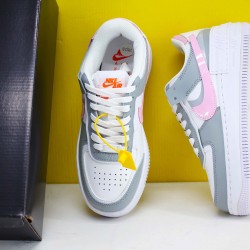 Nike WMNS Air Force 1 Shadow "Photon Dust Pink Foam" Running Shoes CZ0370 100 Womens Sneakers