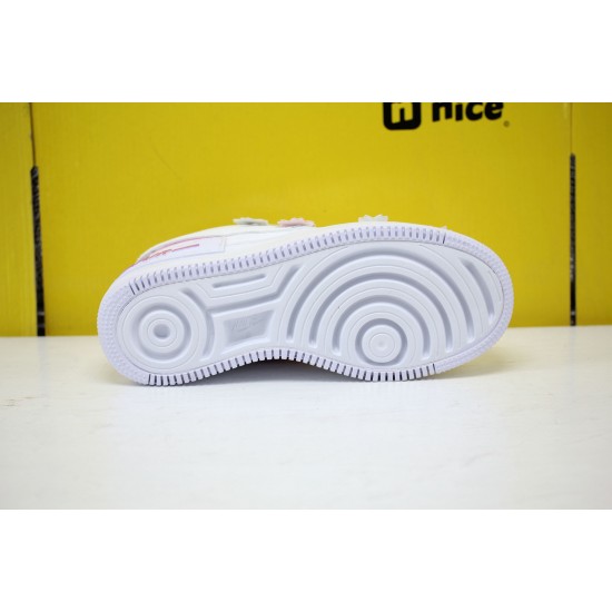 Nike WMNS Air Force 1 Shadow "White Magic Flamingo" White/White-Magic Flamingo-White Running Shoes CI0919 102 Sneakers