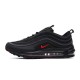Nike Air Max 97 All-Over Print Black Red Men Running Shoes AR4259-001