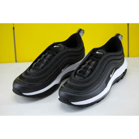 Nike Air Max 97 Golf Black White Unisex Running Shoes CI7538-002