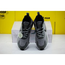 Nike Air Max 270 React Light Grey Black Men Running Shoes AO4971-104