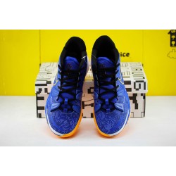 Nike Kyrie 7 Pre Heat Blue Orange Mens Basketball Shoes CT4080 400