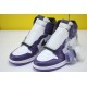 Nike Air Jordan 1 “Court Purple” Basketball Shoes 555088-500 Unisex AJ1 Purple White Sneakers